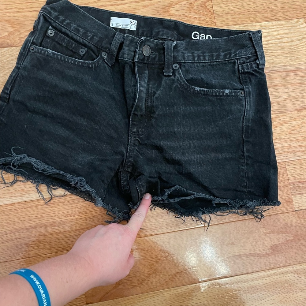 GAP Black Jean Shorts for Women